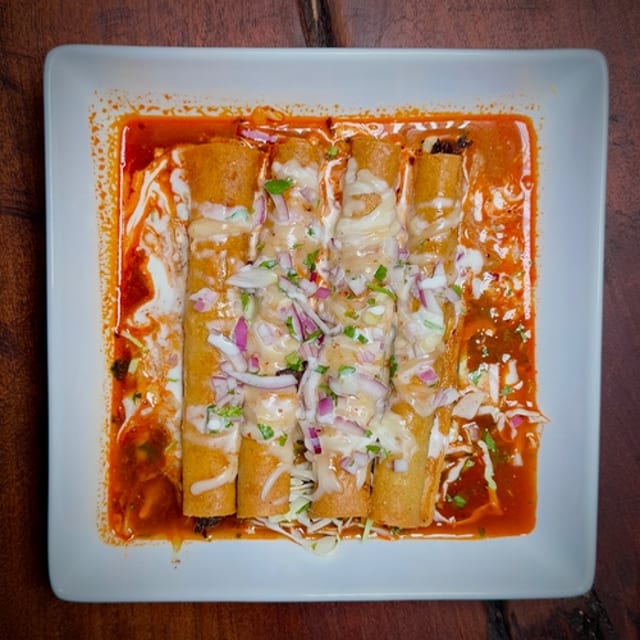 Our Way Birria Flautas.