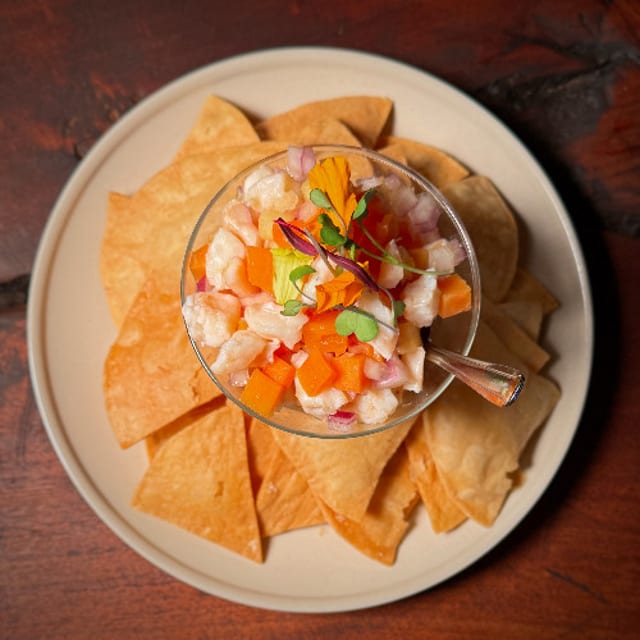 Chuco Shrimp Ceviche.