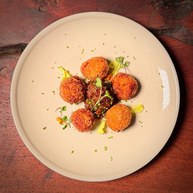 Spanish Potato Croquettes.