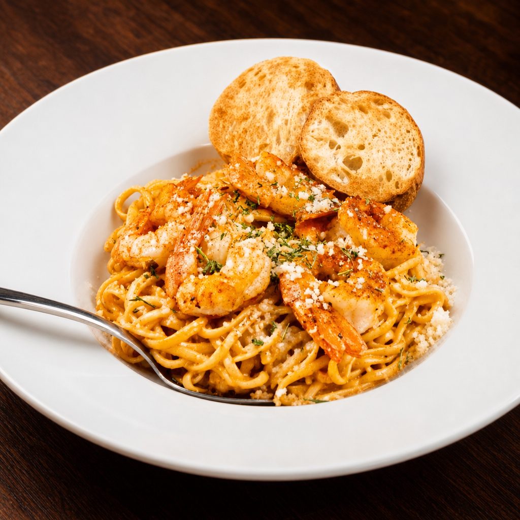 Chipotle Shrimp Pasta.