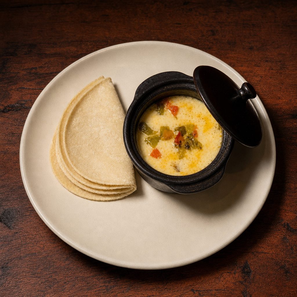 Skillet Oaxaca Queso Fundido.
