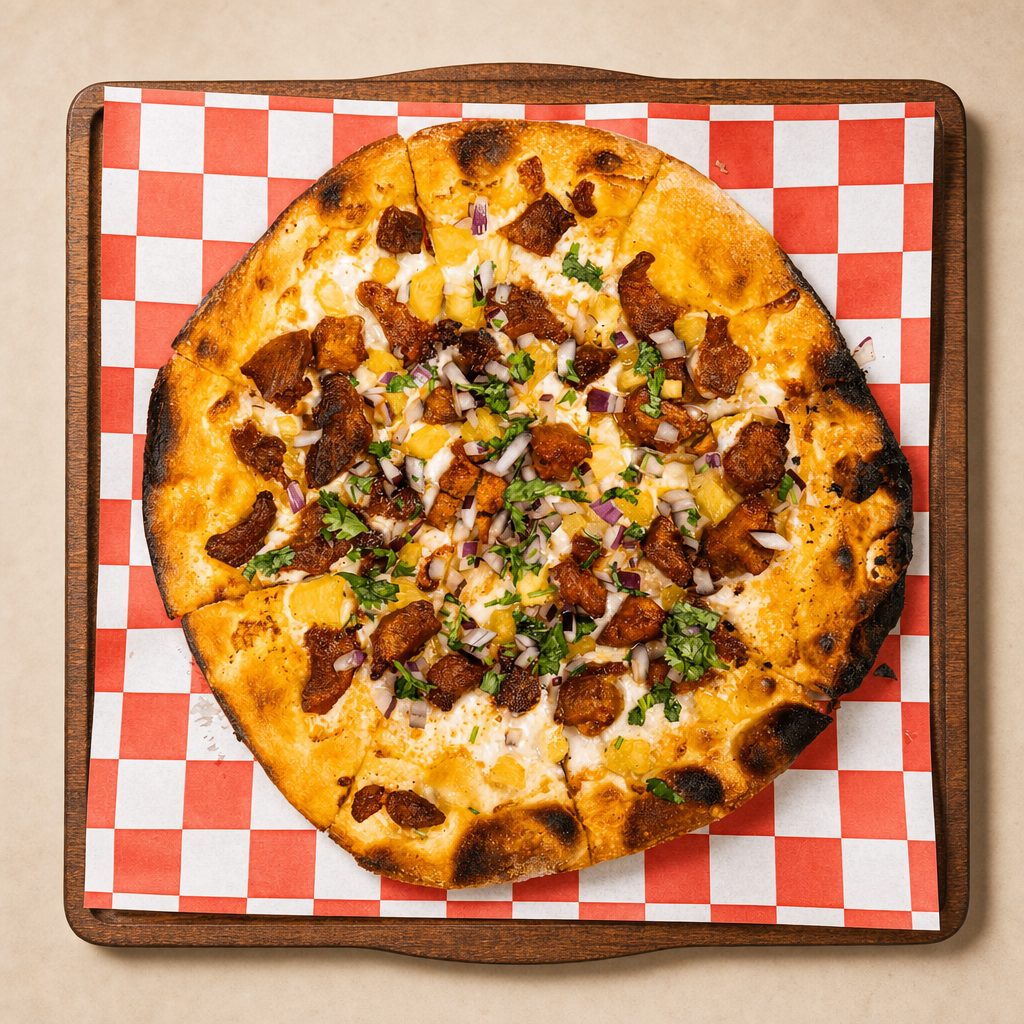 Pizza Al Pastor.