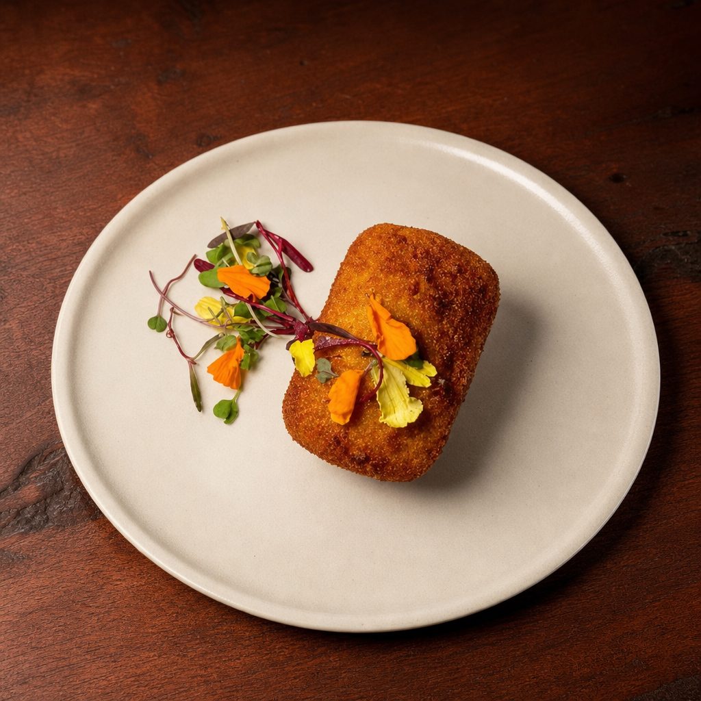Single Cornbread mini-loaf.