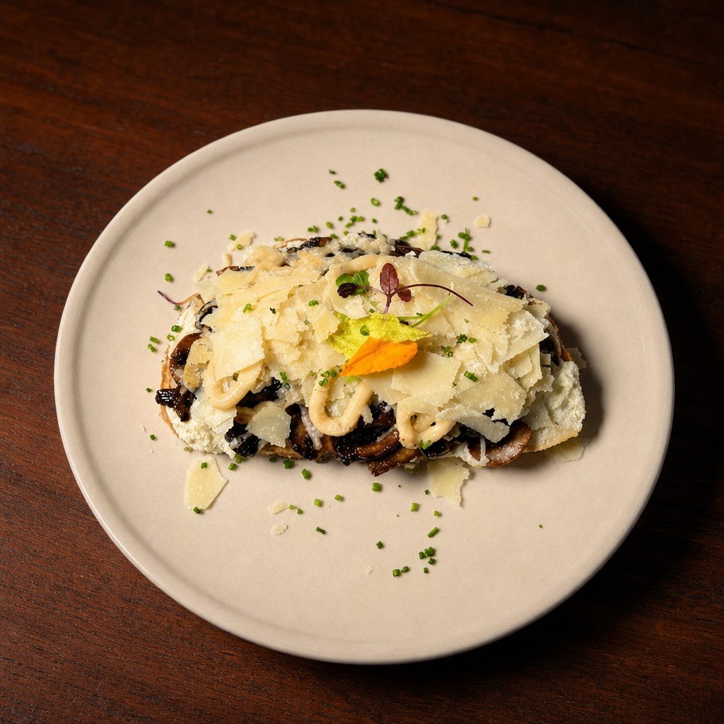 Mushroom Sourdough Toast.