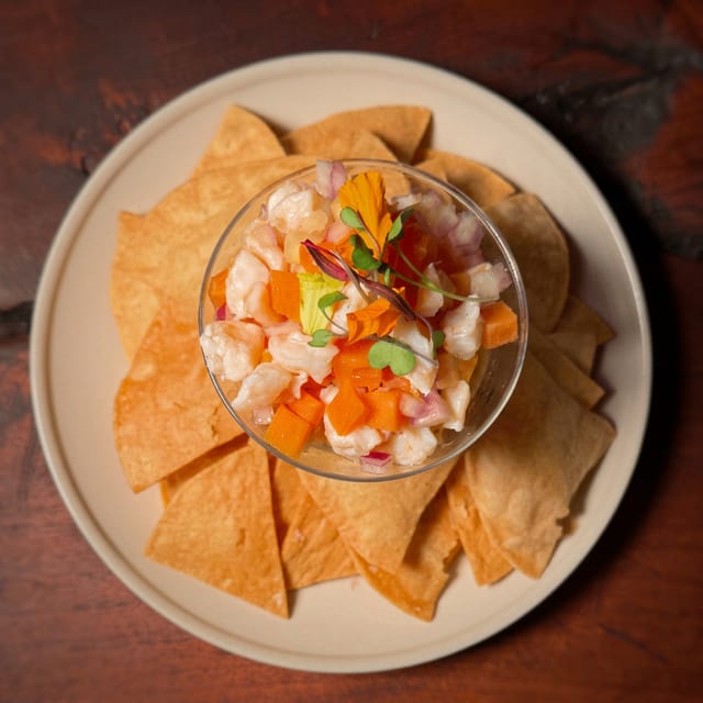 Chuco Shrimp Ceviche.