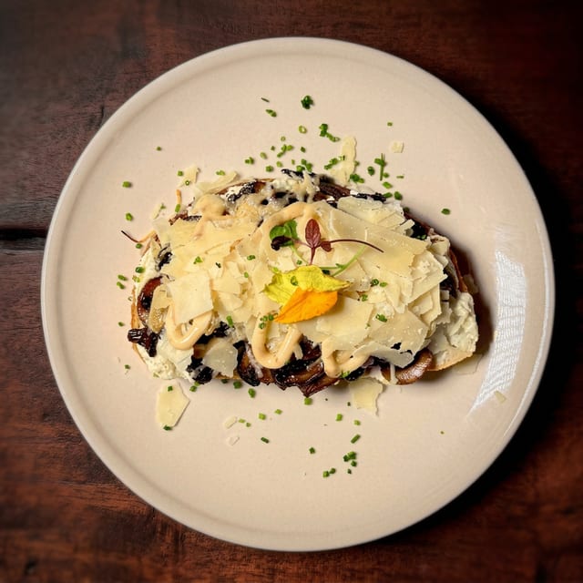Mushroom Sourdough Toast.