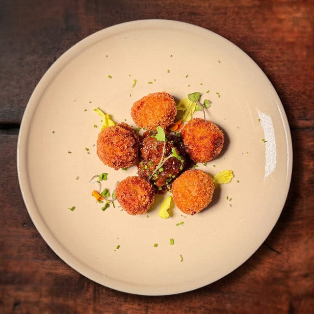 Spanish Potato Croquettes.