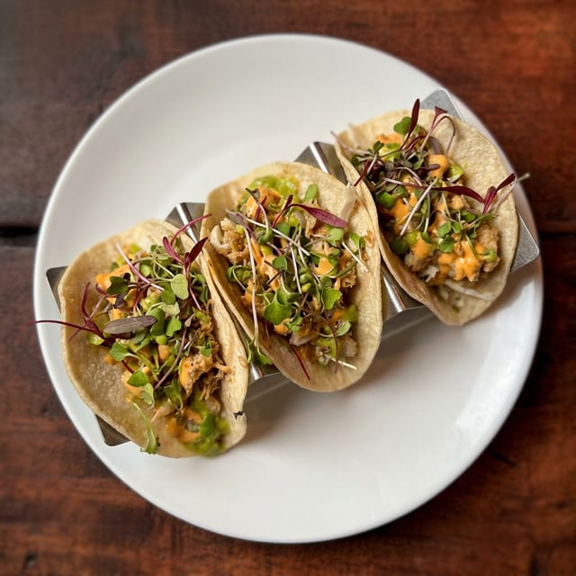 Mexi-fresh Cod Tacos.